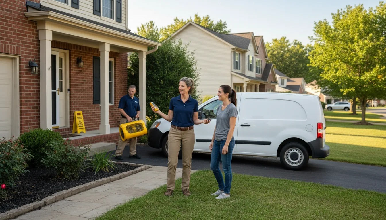 Residential water damage restoration in Munds Park, AZ